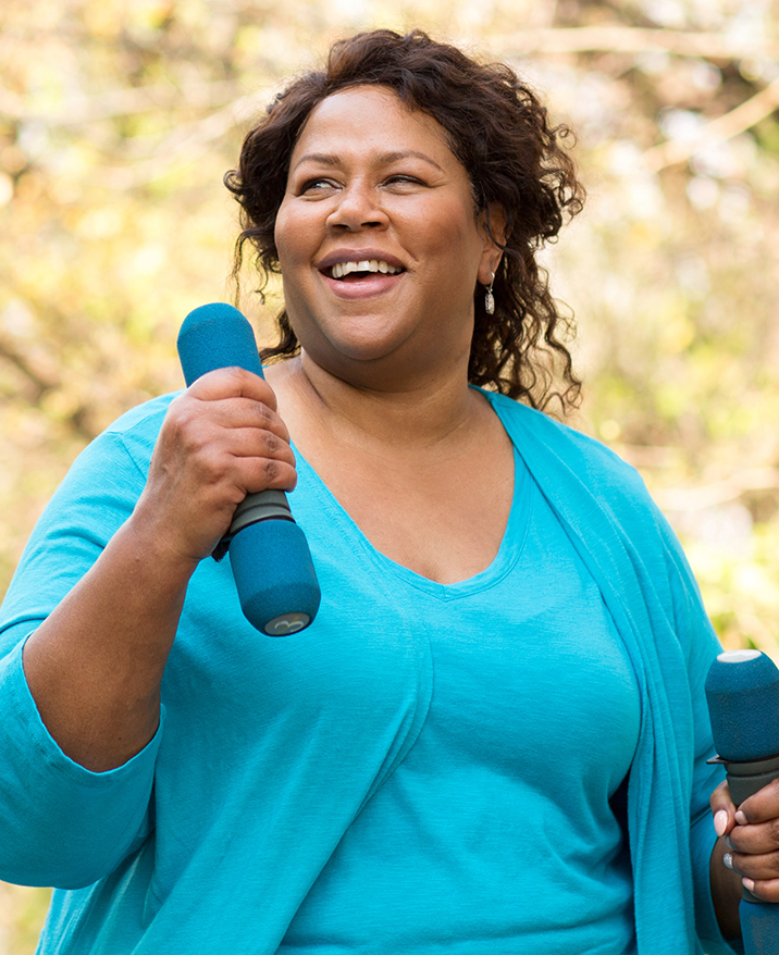 Close up of man smiling.